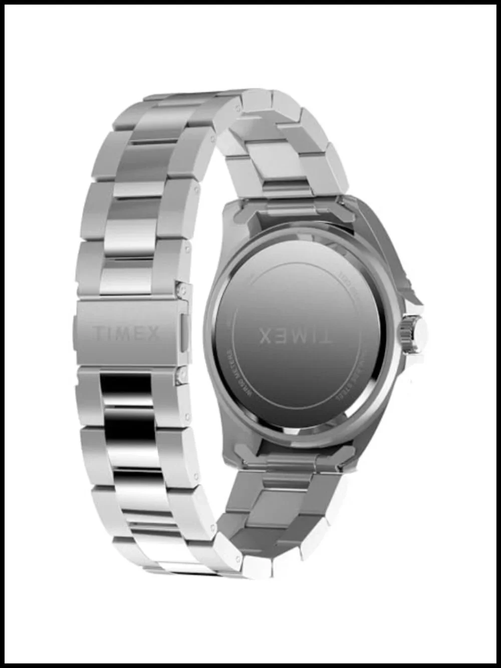 Men's Stainless Steel Diver Watch 42mm Quartz Analog Date Luminous Bezel